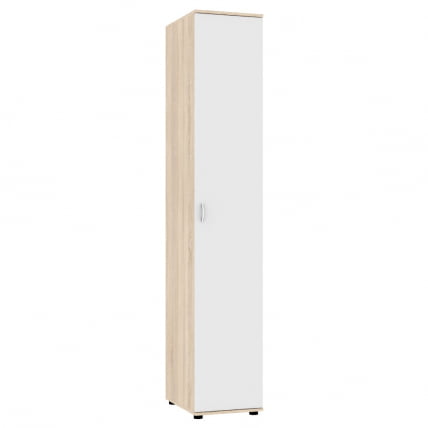 Шкаф распашный Алиса (Х2) 2230х400х540 ручка скоба 96мм (ДСС-Белый) / (H2)_0