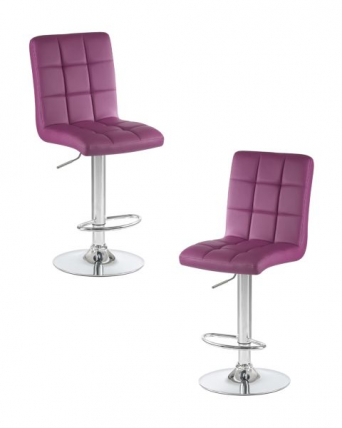 Стул барный DOBRIN KRUGER (фиолетовый) 2 шт_0