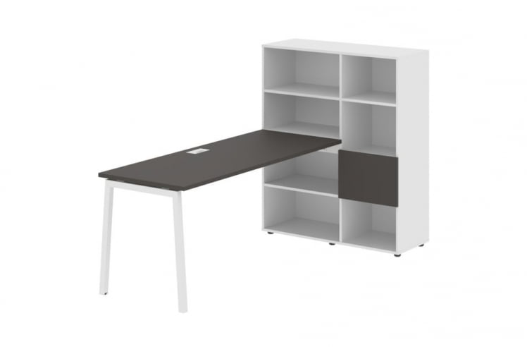 Рабочая станция EDIS ELRST 1117 Мокко Белый Белый_0