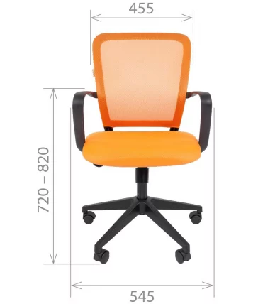 Кресло для оператора Chairman 698 TW black Серое_3