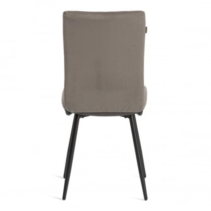 Стул обеденный Monte Carlo разборный, ткань велюр, 45х55х97, серый/черный, (Porsche 9)_3