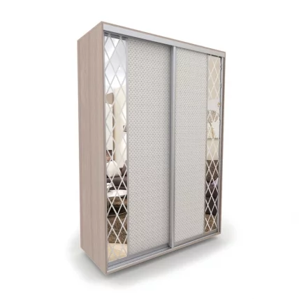 Шкаф-купе 2-х дверный Акцент-Вера КР 1600х600  Ясень шимо светлый_0