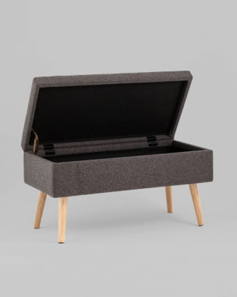 Банкетка Сторми с ящиком темно-серый_4