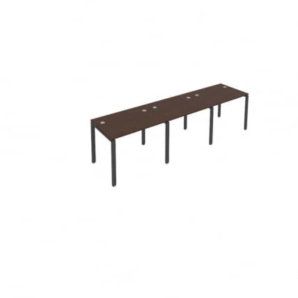 Рабочая станция на 3 раб.места Metal System Б.СМ-3.1 Венге/Антрацит_0