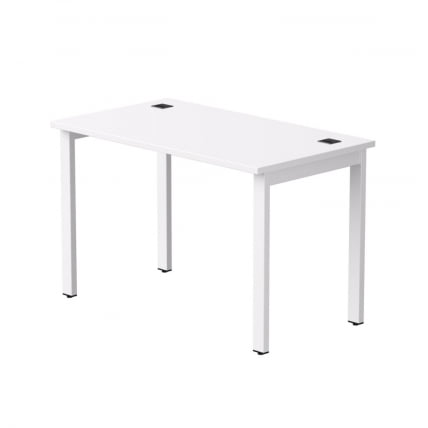 Стол прямой на металлокаркасе, опоры 90 гр Everprof EVO 254S006 Белый_0