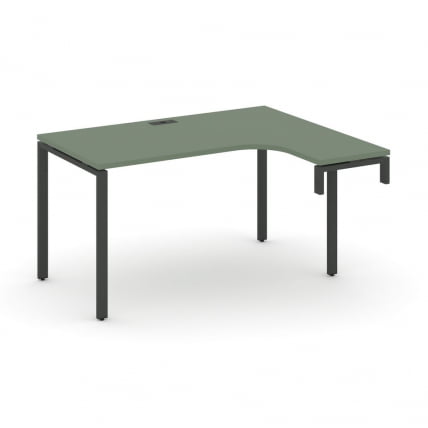 Стол-надставка на опорную тумбу (правый) CONCEPT CN.OSAN-001(R) Кобо Антрацит_0