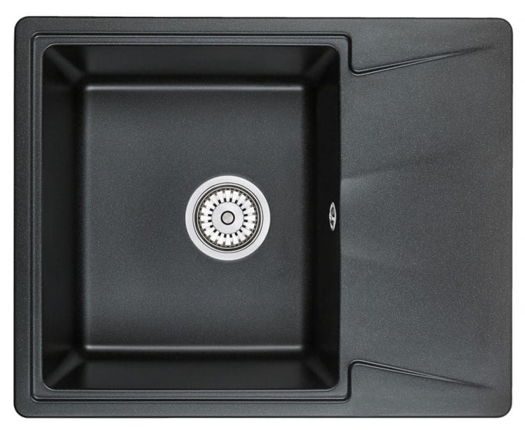 Кухонная мойка GRANULA 6201 Черный_0