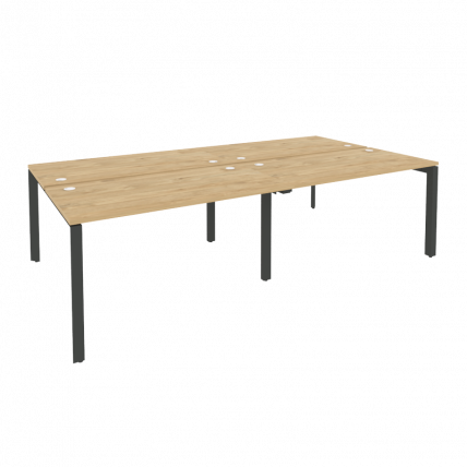 Рабочая станция на П-образном м/к ONIX O.MP-D.RS-4.3.7 Тиквуд Светлый/Антрацит_0