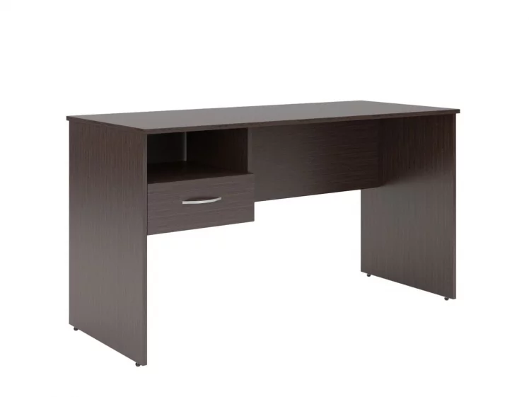 Стол письменный (S-1400) L с левой подвесной тумбой Легно Темный_0