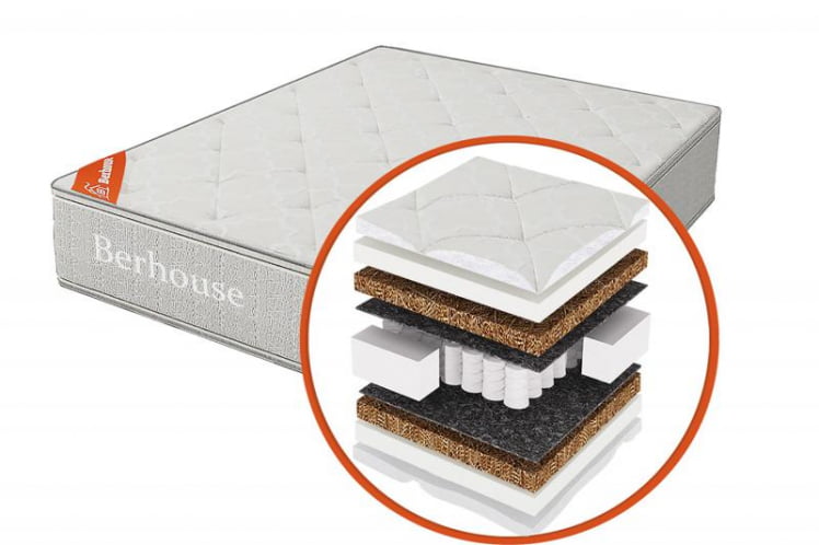 Матрас Mega кокос 10 (Berhouse) Размер: 1400х2000 мм_0