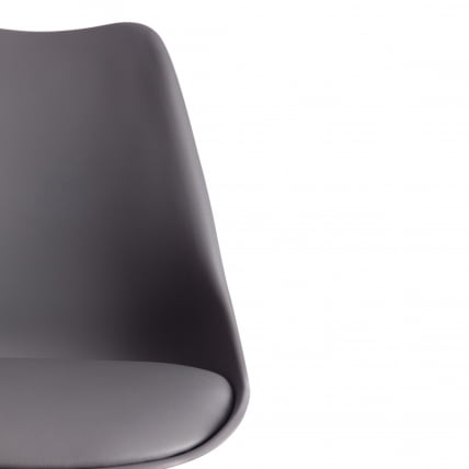 Стул барный TULIP BAR (mod. C1014H) / 1 шт. в упаковке пластик/дерево, 57 х 48 х 114 см, серый 024 /натуральный_5