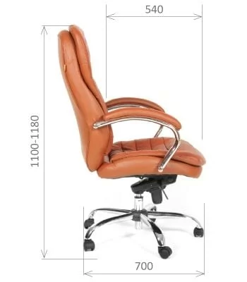 Кресло руководителя CHAIRMAN 795 светло-коричневый_4