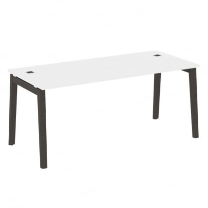 Стол рабочий руководителя ONIX WOOD OW.SRR-5.8 Белый Бриллиант/Темный_0