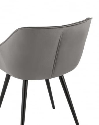 Стул Мэйсон New велюр Темно-серый_6