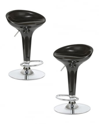 Стул барный ДОБРИН БОМБА (черный) 2 шт / DOBRIN BOMBA_0