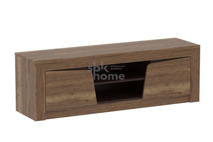 Тумба под ТВ NEW, Гарда (1400*374*450) Дуб галифакс Табак, 31617 _0