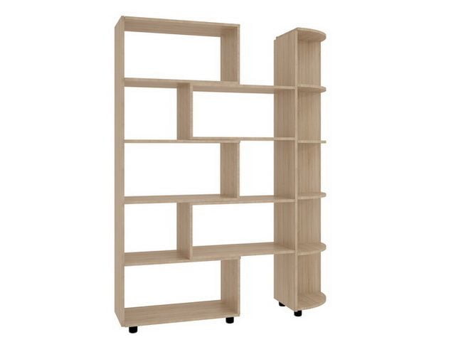 Стеллаж 2 Дуб сонома_78365_1