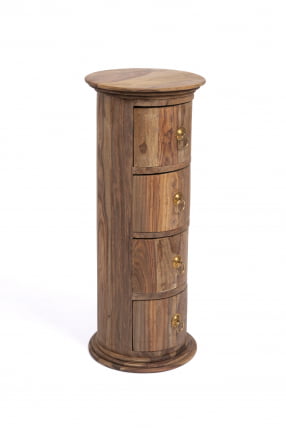 Тумба Бомбей - 0768 палисандр, 71хD28,5см, Natural tinted (натуральный тонированный)_0