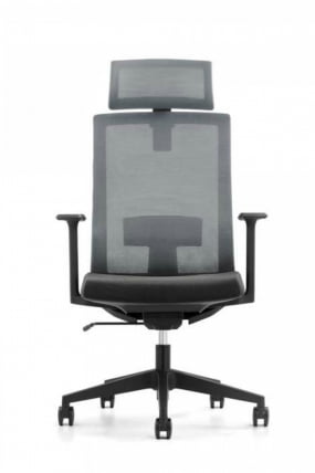 Кресло офисное ПАРТНЕР Серая сетка_0