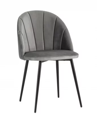 Стул Логан велюр Серый_0