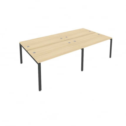 Рабочая станция на 4 раб.места Metal System Б.СМ-4.3 Акация/Антрацит_0