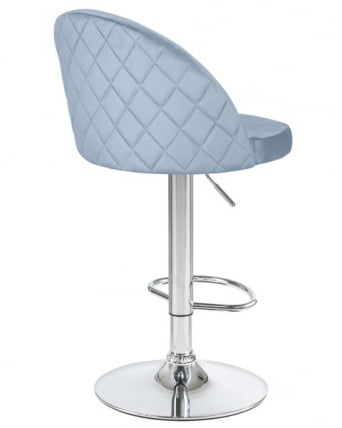 Стул барный ДОБРИН МИЛАНА (пудрово-голубой велюр (МДЖ9-74)) 2 шт / DOBRIN MILANA (MJ9-74))_4