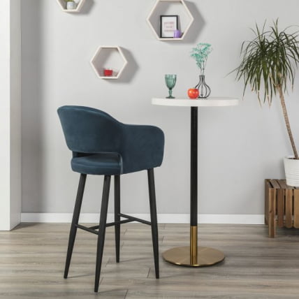 Кресло Бар Oscar Б Diag blue/черный_8