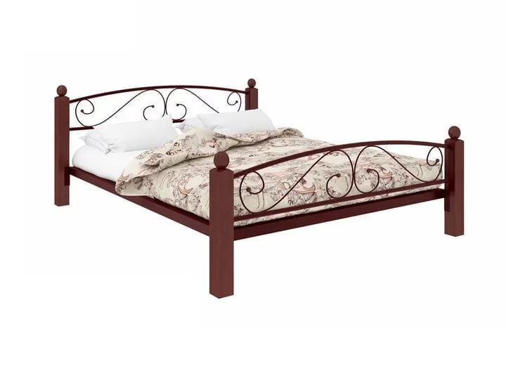 Кровать Вероника Lux Plus 1200х2000 Медная_0