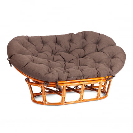 Диван MAMASAN/МАМАСАН 23/02 W /с подушкой/ подушка 182х119 см, 169х102х80 см, Honey (мед), ткань, коричневый, 3М7-147_0