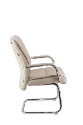 Кресло для посетителей Bond CF экокожа Бежевый_3