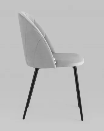 Стул для кухни Логан NEW велюр Светло-серый_2