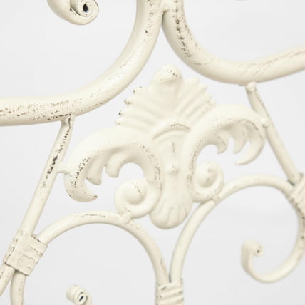 Скамья Secret de Maison BEAUJOLAIS + подушка (mod. PL08-8574) металл, 136х46х96см, белый антик (antique white)_15