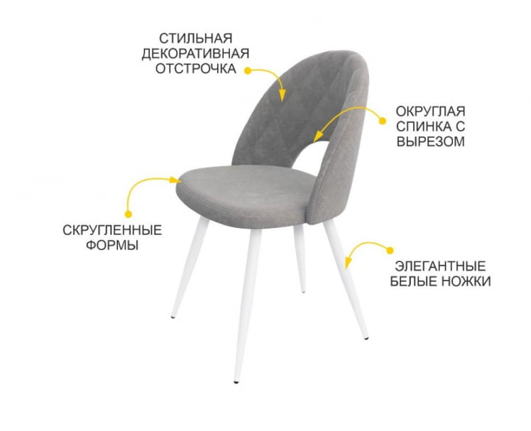 Стул Статус Десерт светло-серый_2