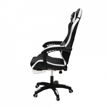 Кресло 892-1 цвет черный/белый с массажем 892-1-black-white-mass_2
