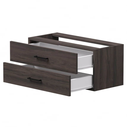 Модуль с ящиками для стеллажа металлического (комплект элементов стеллажа) Everprof EVO 254Н012 Дуб Пасадена Черный_1