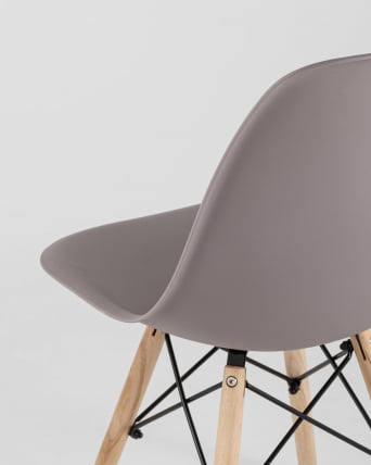 Стул Eames Style DSW темно-бежевый 4 шт. комплект (разборный каркас)_8