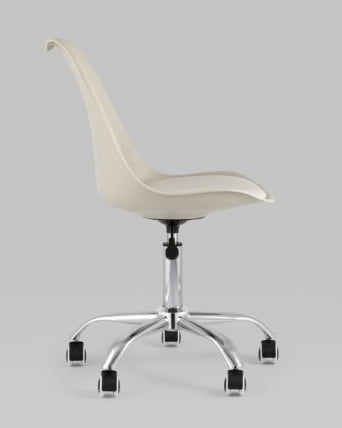 Стул офисный BLOK NEW пластиковый Бежевый_3