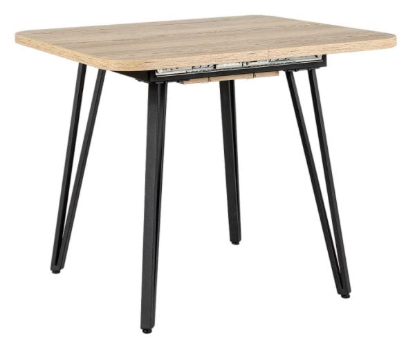 Стол Диего Prime раздвиж. 90*90+30 Галифакс Натур/Бабочка_0