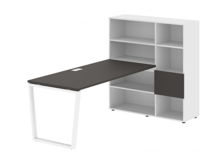 Рабочая станция EDIS EVRST 1217 Мокко Белый Белый_0