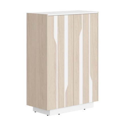 Шкаф средний Line СФ-574202 Дуб светлый Белый_0