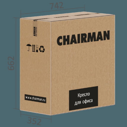 Кресло руководителя CHAIRMAN 535 LT Серый_5