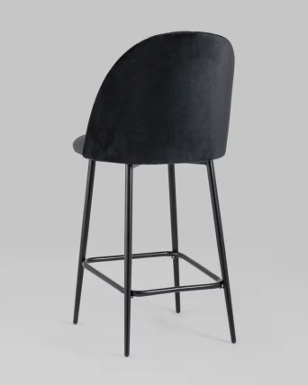 Стул полубарный Марсель ПЛ велюр Черный_5