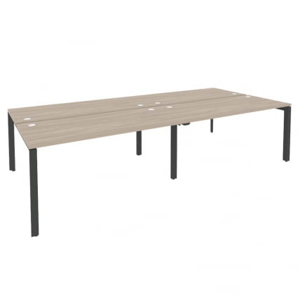 Рабочая станция на П-образном м/к ONIX O.MP-D.RS-4.4.7 Дуб Аттик/Антрацит_0