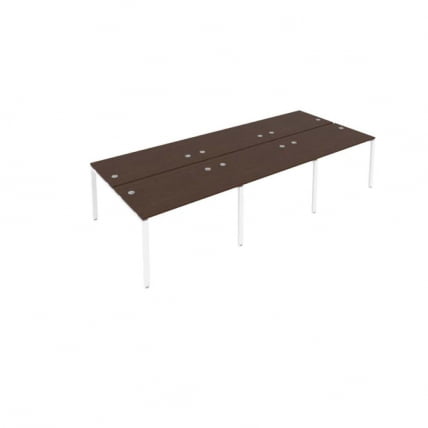 Рабочая станция на 6 раб.места Metal System Б.СМ-6.2 Венге/Белый_0