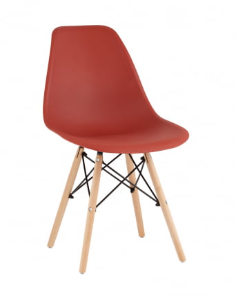 Стул Еамес Стйле ДСВ терракотовый (разборный каркас) / Eames Style DSW_0
