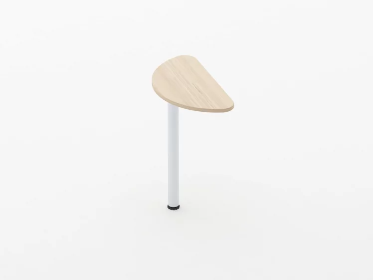 Приставка-полукруг Glassy 2.14 Бук светлый_0