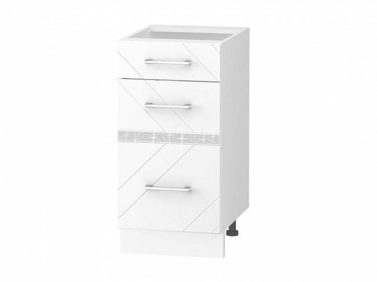 Напольный шкаф (3 ящика с метабоксами) Бьянка 102.59_0