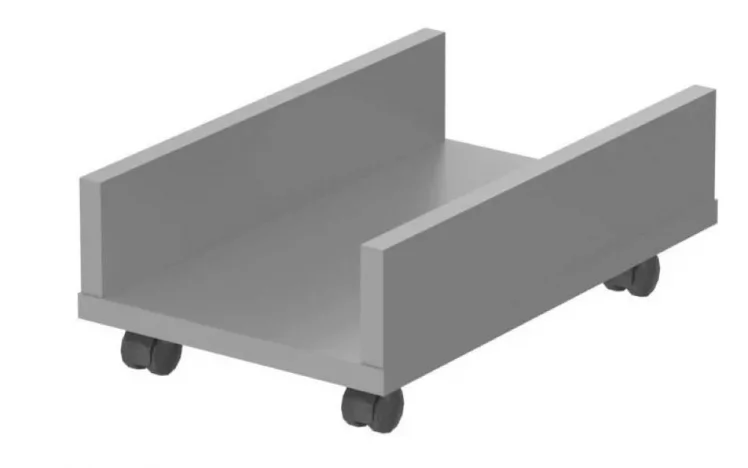 Подставка под системный блок СБ-1 металлик_0