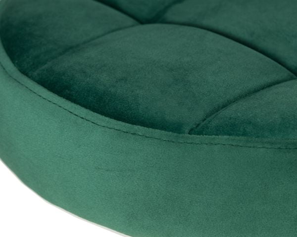 Табурет барный ДОБРИН БРУНО ГОЛД (зеленый велюр (МДЖ9-88)) 2 шт / DOBRIN BRUNO GOLD (MJ9-88))_2