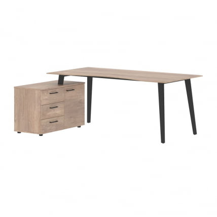 Стол руководителя левый JAY JCT 1813 L Дуб Каньон_0